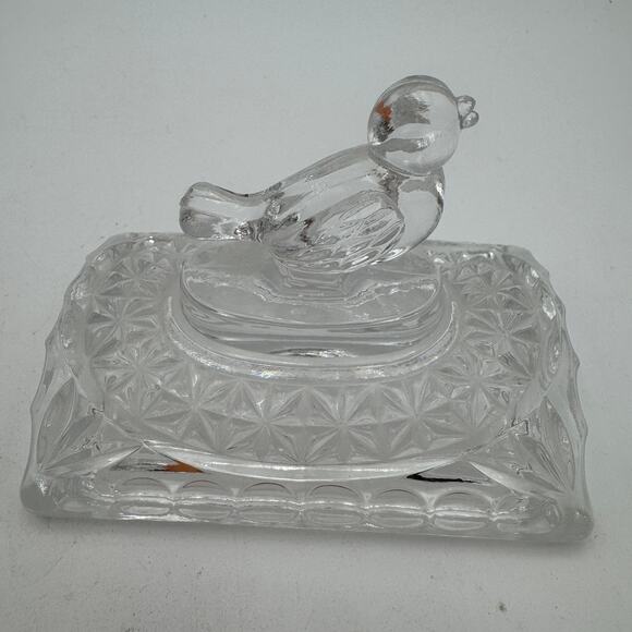 Vintage Byrdes Collection Trunk Box and Bird Lid by Hofbauer 24% Lead Crystal - Picture 8 of 13